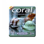 Coral Condom 3 Ice Cream Flavours 3 pcs