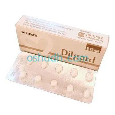 Digigard Tab Dilgard 6.25 Tablet - oshudh.com - No.1 online pharmacy in Bangladesh