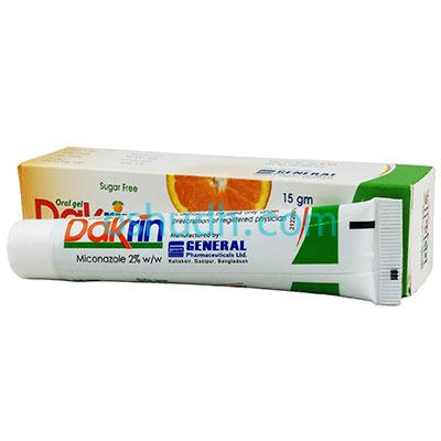 Dakrin Oral Gel 15 gm