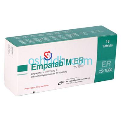 Empatab M ER 25/1000 Tablet