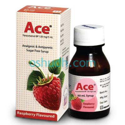 Ace Syrup Raspberry 60 ml