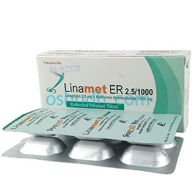 Linamet ER 2.5/1000 Tablet