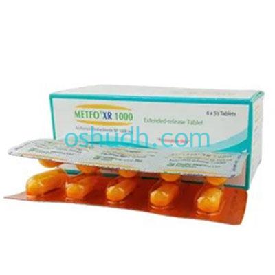 Metfo XR 1000 Tablet